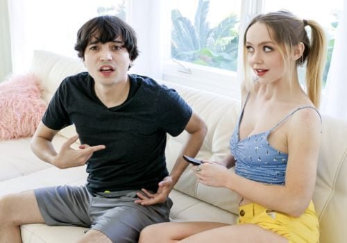 Chị dâm dục bịt mắt em trai đụ mạnh vào lồn